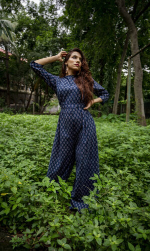 Indigo Jumpsuit  -  Narayani Adukia 13