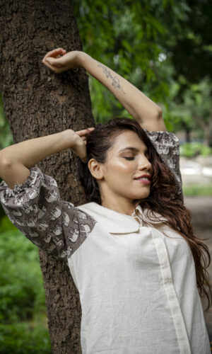 Peter Pan Collar Co-ord Set  -  Narayani Adukia 15