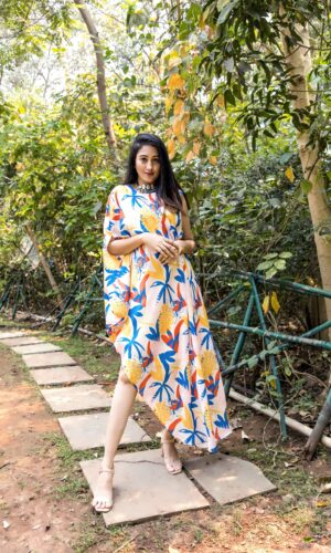 Kaftan Floral Dress  -  Narayani Adukia 13