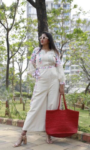 High Slit Top With Flared Pants  -  Narayani Adukia 15