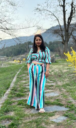 Stripe Co-Ord Set  -  Narayani Adukia 10