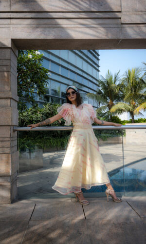 Marshmallow Barbie Dress  -  Narayani Adukia