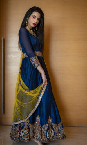 Peacock Jharoka Gown  -  Narayani Adukia 14