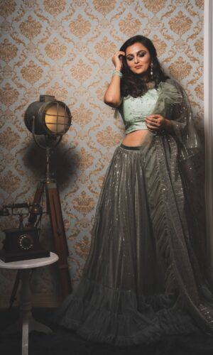 Ruffled Lehenga  -  Narayani Adukia 10