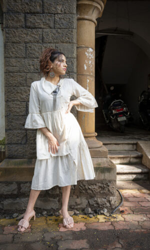 Tiered Dress  -  Narayani Adukia