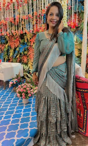 Fringe Saree  -  Narayani Adukia 13