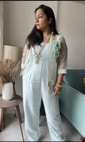 Bomber Jacket With Jumpsuit  -  Narayani Adukia 13