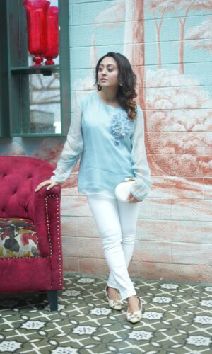 Slate Grey Shirt  -  Narayani Adukia 15