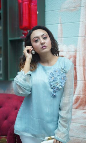 Slate Grey Shirt  -  Narayani Adukia 16