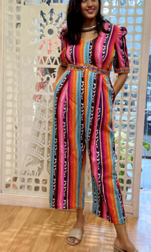 Bold Print Jumpsuit  -  Narayani Adukia 14