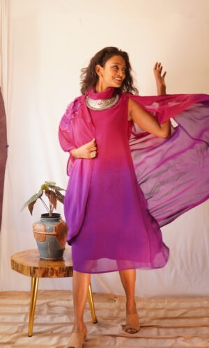 Floral Brooch Dress  -  Narayani Adukia 24